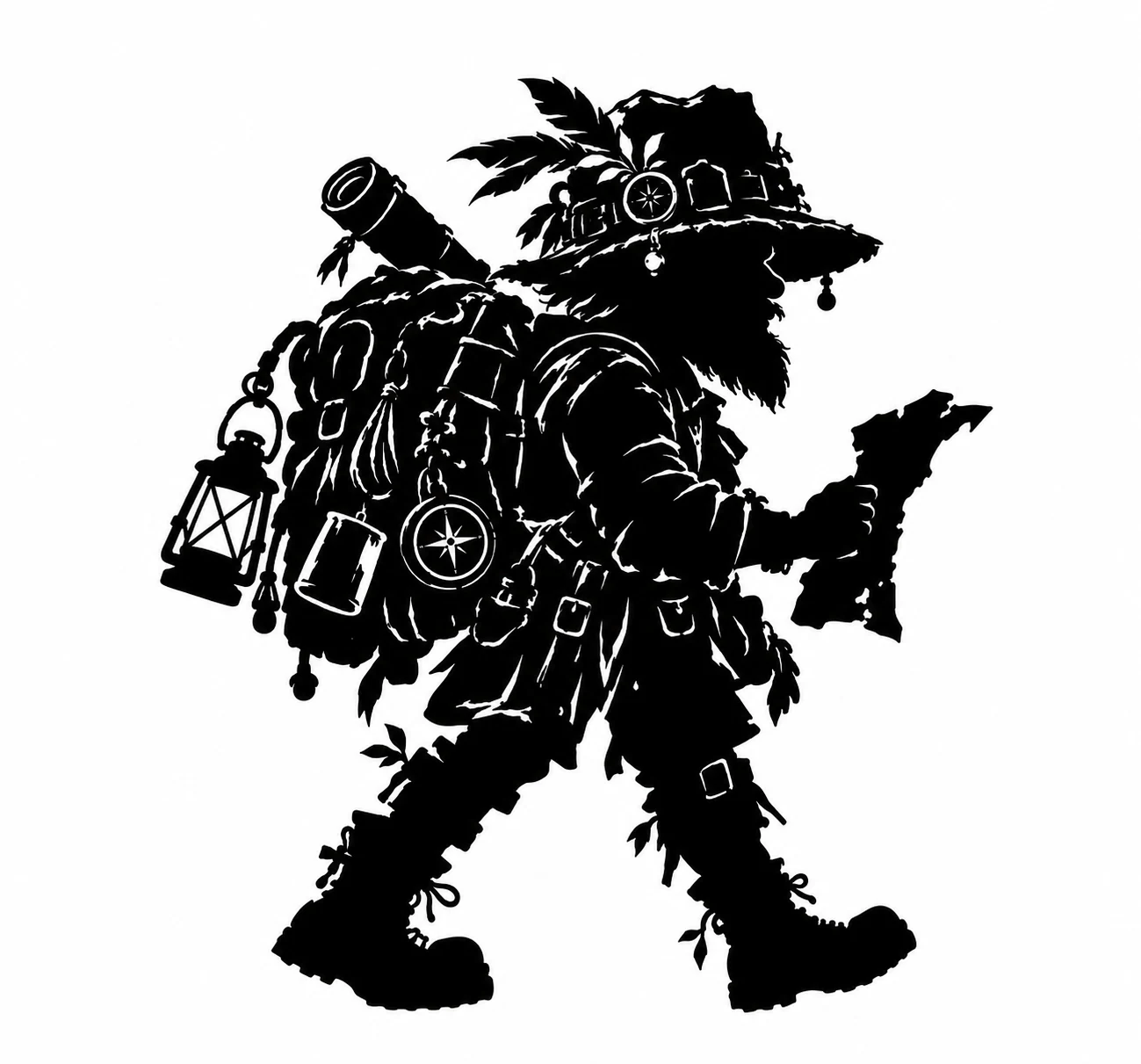 Atlas reading his map — Shadow Step