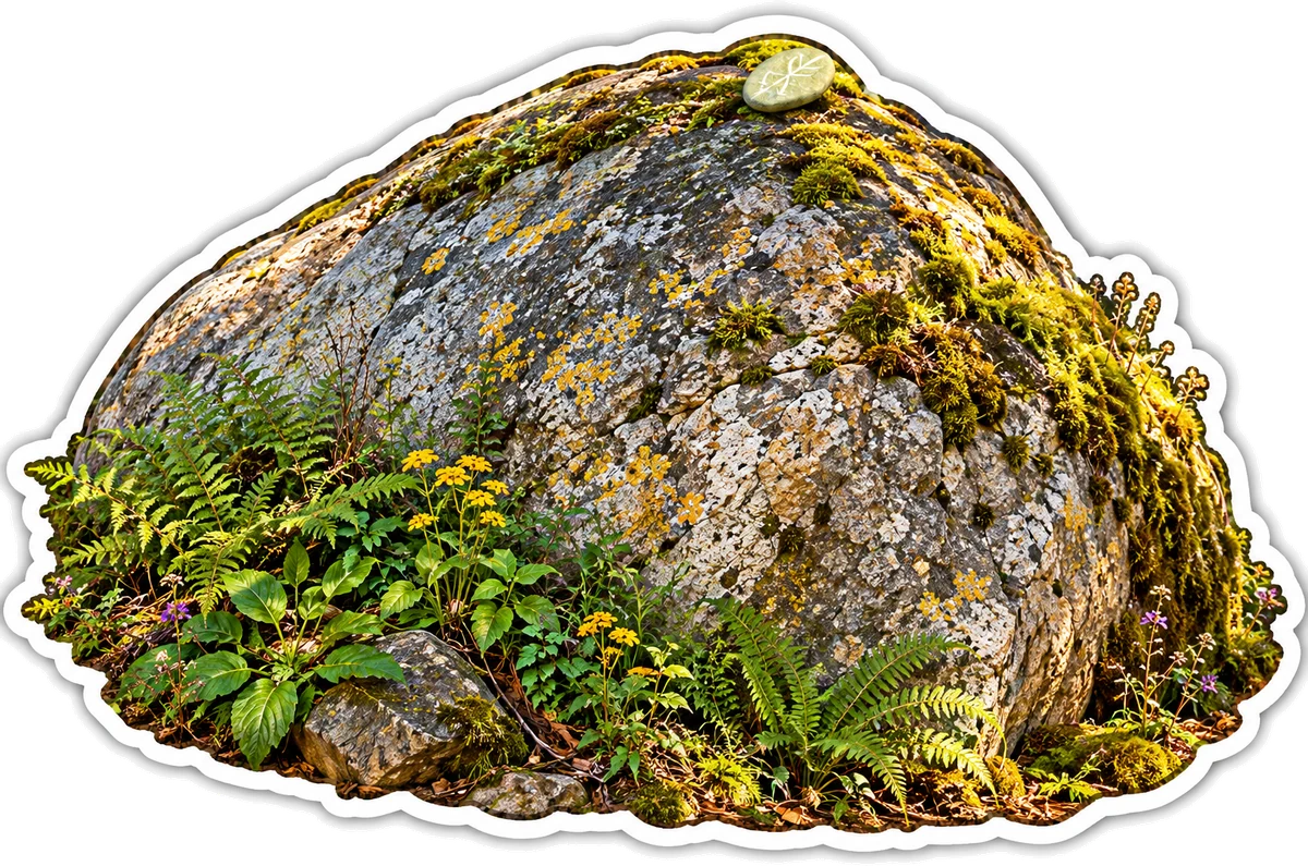 Giant Rock and the path stone sticker