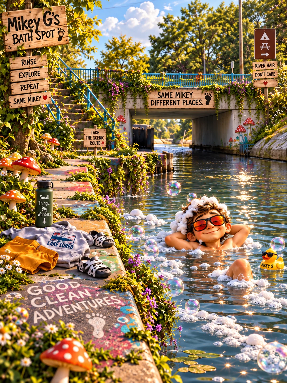 Mikey G’s Bath Spot — a bubbly stop along the scenic route